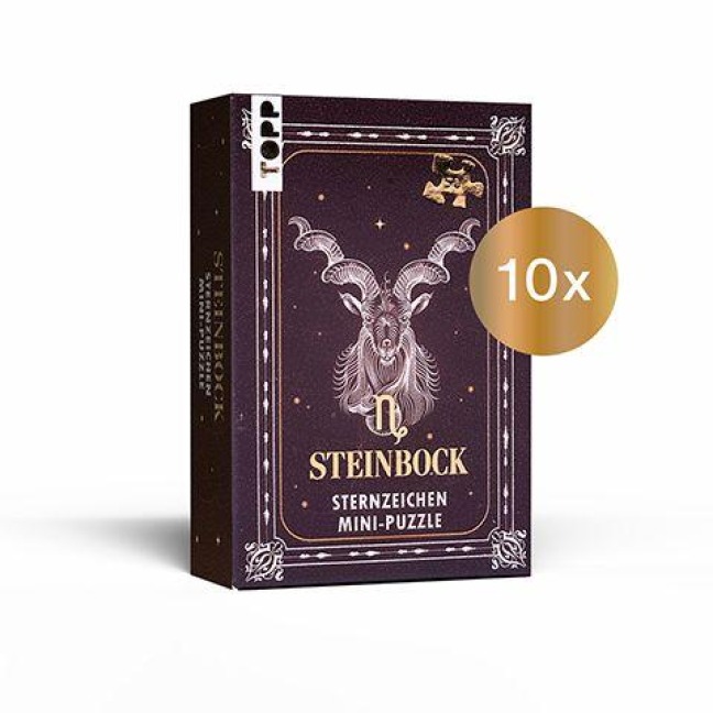 Nachfüllset: Sternzeichen Mini-Puzzle Steinbock 10 St. - 