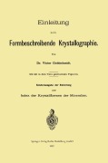 Cover-Bild zum Titel 'Einleitung in die Formbeschreibende Krystallographie' von 'Victor Goldschmidt'