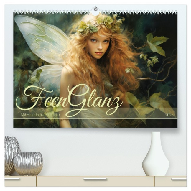 Feenglanz (hochwertiger Premium Wandkalender 2026 DIN A2 quer), Kunstdruck in Hochglanz - Sabine Löwer