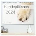 Hundepfötchen (hochwertiger Premium Wandkalender 2024 DIN A2 quer), Kunstdruck in Hochglanz - Carola Schubbel