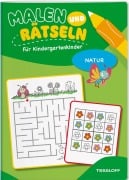 Malen und Rätseln für Kindergartenkinder. Natur - 