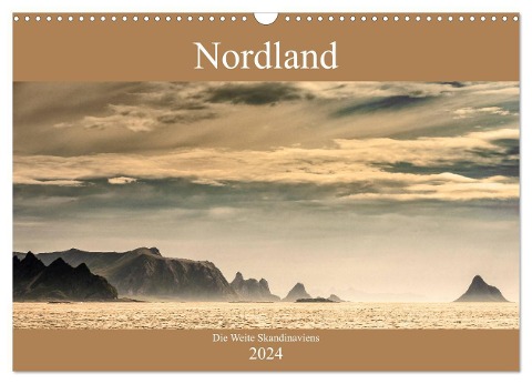 Nordland ¿ Die Weite Skandinaviens (Wandkalender 2024 DIN A3 quer), CALVENDO Monatskalender - Dieter Gödecke