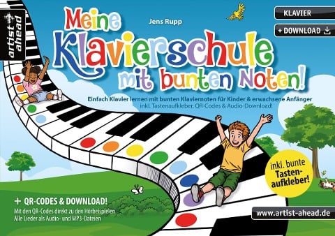 Meine Klavierschule mit bunten Noten! - Jens Rupp