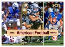 American Football - Taktik und Athletik (Wandkalender 2025 DIN A3 quer), CALVENDO Monatskalender - Peter Roder