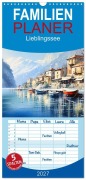 Cover-Bild zum Titel 'Familienplaner 2027 - Lieblingssee mit 5 Spalten (Wandkalender, 21 x 45 cm) CALVENDO' von 'Sabine Löwer'