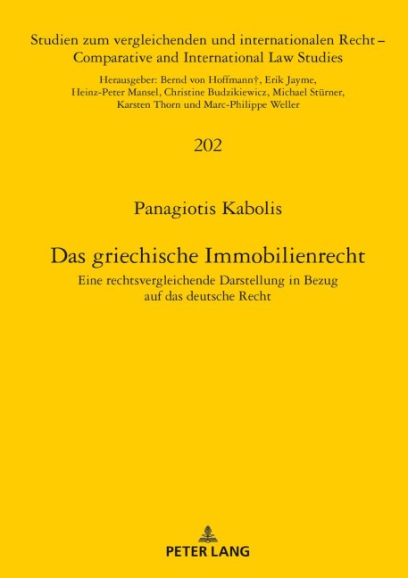 Das griechische Immobilienrecht - Panagiotis Kabolis