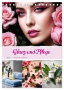 Cover-Bild zum Titel 'Glanz und Pflege - Schönheit im Fokus (Tischkalender 2026 DIN A5 hoch), CALVENDO Monatskalender' von 'Claudia Schimmack'