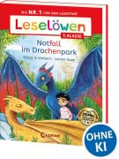 Cover-Bild zum Titel 'Leselöwen 1. Klasse - Notfall im Drachenpark' von 'Stütze & Vorbach'