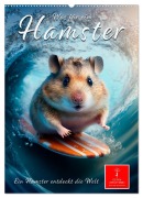 Was für ein Hamster (Wandkalender 2026 DIN A2 hoch), CALVENDO Monatskalender - Peter Roder