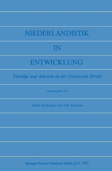 Niederlandistik in Entwicklung - 