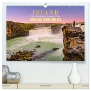 Cover-Bild zum Titel 'Island, Land aus Feuer und Eis: Sich ständig neu formende Erde (hochwertiger Premium Wandkalender 2026 DIN A2 quer), Kunstdruck in Hochglanz' von 'Oleg Senkov'