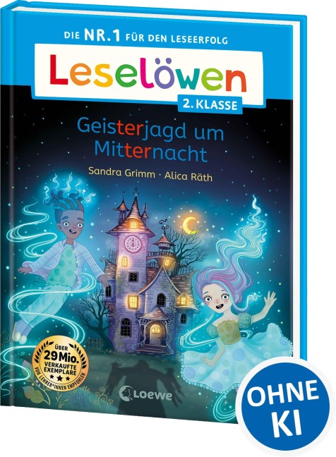 Leselöwen 2. Klasse - Geisterjagd um Mitternacht - Sandra Grimm