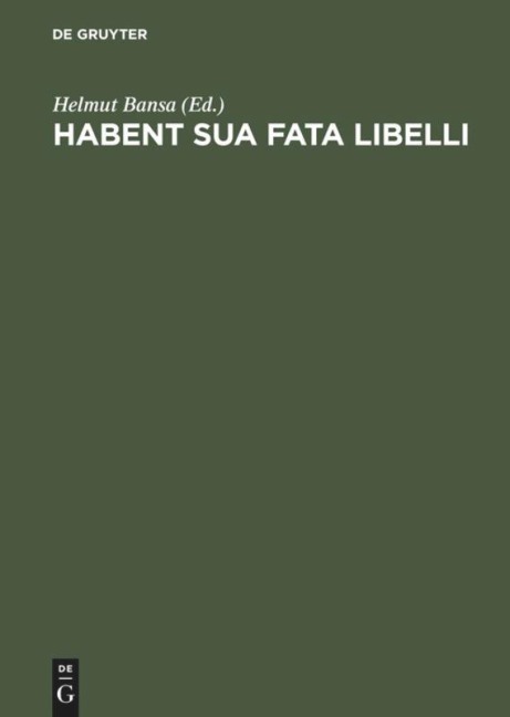 Habent sua fata libelli - 