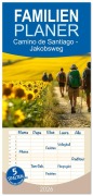 Cover-Bild zum Titel 'Familienplaner 2026 - Camino de Santiago - Jakobsweg mit 5 Spalten (Wandkalender, 21 x 45 cm) CALVENDO' von 'Peter Roder'