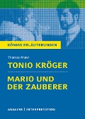Cover-Bild zum Titel 'Tonio Kröger / Mario und der Zauberer' von 'Thomas Mann'