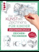 Cover-Bild zum Titel 'Die Kunst des Zeichnens für Kinder Zeichenschule - Zeichentechniken' von 'Gecko Keck'