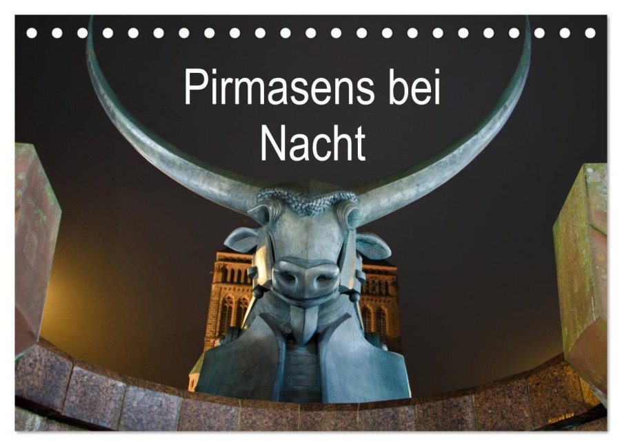 Pirmasens bei Nacht (Tischkalender 2026 DIN A5 quer), CALVENDO Monatskalender - Florian Seibel