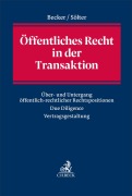 Cover-Bild zum Titel 'Öffentliches Recht in der Transaktion' von ''