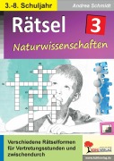 Cover-Bild zum Titel 'Rätsel / Band 3: Naturwissenschaften' von 'Andrea Schmidt'