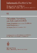 Cover-Bild zum Titel 'Öffentliche Verwaltung und Informationstechnik' von ''