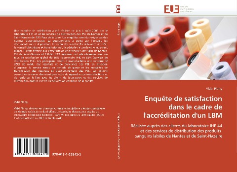 Enquête de satisfaction dans le cadre de l''accréditation d''un LBM - Vidal Plong