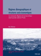 Cover-Bild zum Titel 'Régimes démographiques et structures socio-économiques' von 'Marc Debuisson'