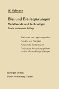 Cover-Bild zum Titel 'Blei und Bleilegierungen' von 'Wilhelm Hofmann'