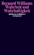 Cover-Bild zum Titel 'Wahrheit und Wahrhaftigkeit' von 'Bernard Williams'