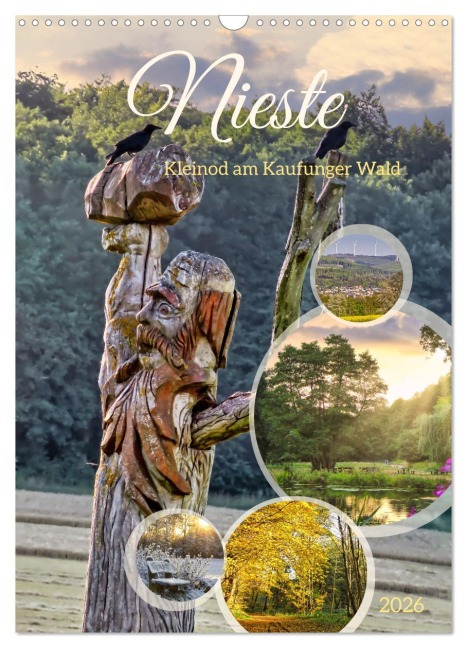 Nieste, Kleinod am Kaufunger Wald (Wandkalender 2026 DIN A3 hoch), CALVENDO Monatskalender - Sabine Löwer