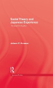 Cover-Bild zum Titel 'Social Theory and Japanese Experience' von 'Johann P. Arnason'