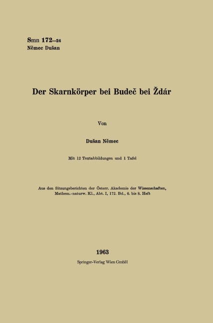 Der Skarnkörper bei Bude¿ bei ¿d'ár - Du¿an N¿mec