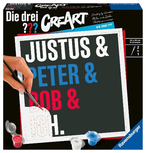 Ravensburger CreArt - Malen nach Zahlen 23892 - Die drei ??? -ab 12 Jahren - 