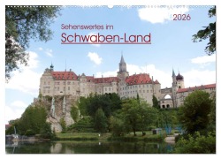 Cover-Bild zum Titel 'Sehenswertes im Schwaben-Land (Wandkalender 2026 DIN A2 quer), CALVENDO Monatskalender' von 'Angelika Keller'