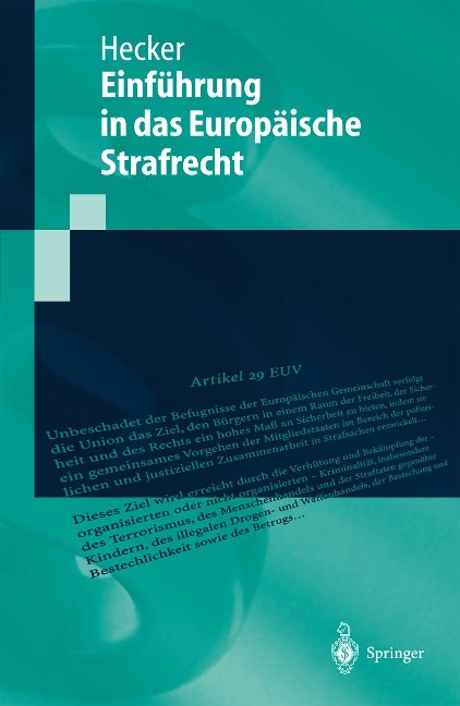 Europäisches Strafrecht - Bernd Hecker