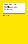 Cover-Bild zum Titel 'Die Metaphysik der Sitten' von 'Immanuel Kant'