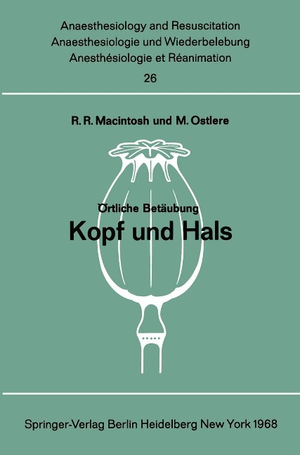 Örtliche Betäubung - R. R. Macintosh, M. Ostlere