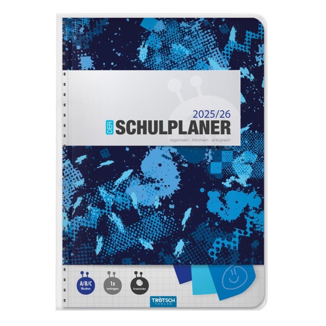 Trötsch Schulplaner Blau 25/26 - 