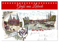 Cover-Bild zum Titel 'Gruß aus Lübeck (Tischkalender 2026 DIN A5 quer), CALVENDO Monatskalender' von 'Henning von Löwis of Menar'