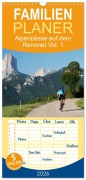 Cover-Bild zum Titel 'Familienplaner 2026 - Alpenpässe auf dem Rennrad Vol. 1 mit 5 Spalten (Wandkalender, 21 x 45 cm) CALVENDO' von 'Matthias Rotter'