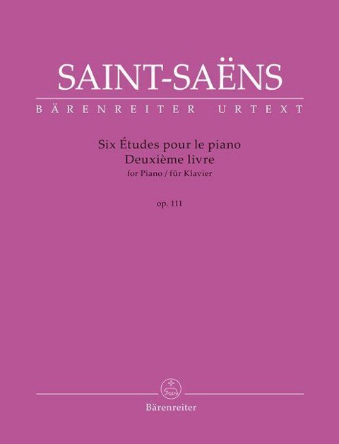 Six Études für Klavier op. 111 -Deuxième livre- - Camille Saint-Saëns