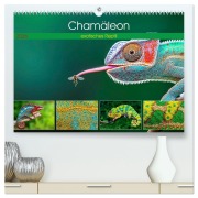 Cover-Bild zum Titel 'Chamäleon - exotisches Reptil (hochwertiger Premium Wandkalender 2026 DIN A2 quer), Kunstdruck in Hochglanz' von 'Susan Michel'