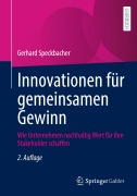 Cover-Bild zum Titel 'Innovationen für gemeinsamen Gewinn' von 'Gerhard Speckbacher'
