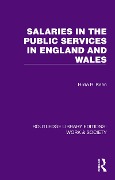 Cover-Bild zum Titel 'Salaries in the Public Services in England and Wales' von 'Hilda R. Kahn'