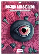 Cover-Bild zum Titel 'Rosige Aussichten - Diese Blumen beobachten dich auf Schritt und Tritt (Wandkalender 2026 DIN A4 hoch), CALVENDO Monatskalender' von 'Christine Aka Stine1'