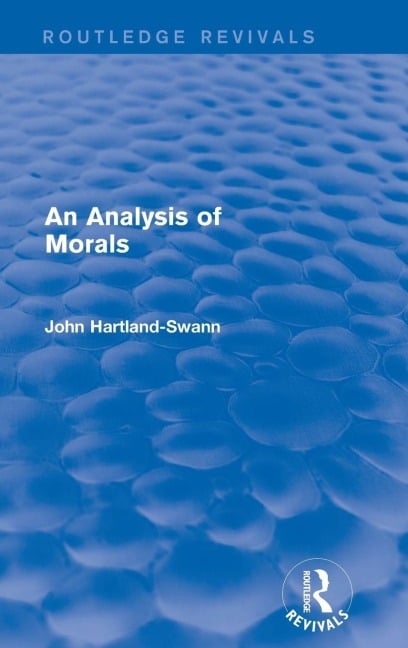 An Analysis of Morals - John Hartland-Swann