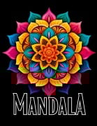 Cover-Bild zum Titel 'Schwarzes Mandala Malbuch' von 'Lucy¿s Schwarze Malbücher'