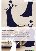Cover-Bild zum Titel 'Gender Marketing. Geschlechtspezifische Unterschiede und Implikationen für die zielgruppenadäquate Marktbearbeitung' von 'Ulrike Borkowski'