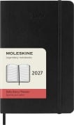 Cover-Bild zum Titel 'Moleskine 12 Monate Tagesnotizkalender 2027, P/A6, 1 Tag = 1 Seite, Weicher Einband, Schwarz' von ''