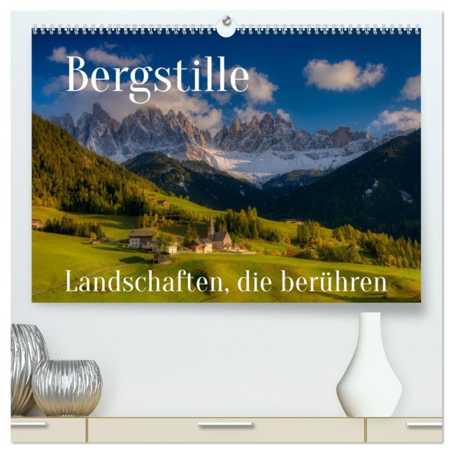 Bergstille - Landschaften, die berühren (hochwertiger Premium Wandkalender 2026 DIN A2 quer), Kunstdruck in Hochglanz - Judith Kuhn