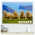 Schafe / Geburtstagskalender (hochwertiger Premium Wandkalender 2024 DIN A2 quer), Kunstdruck in Hochglanz - Elisabeth Stanzer